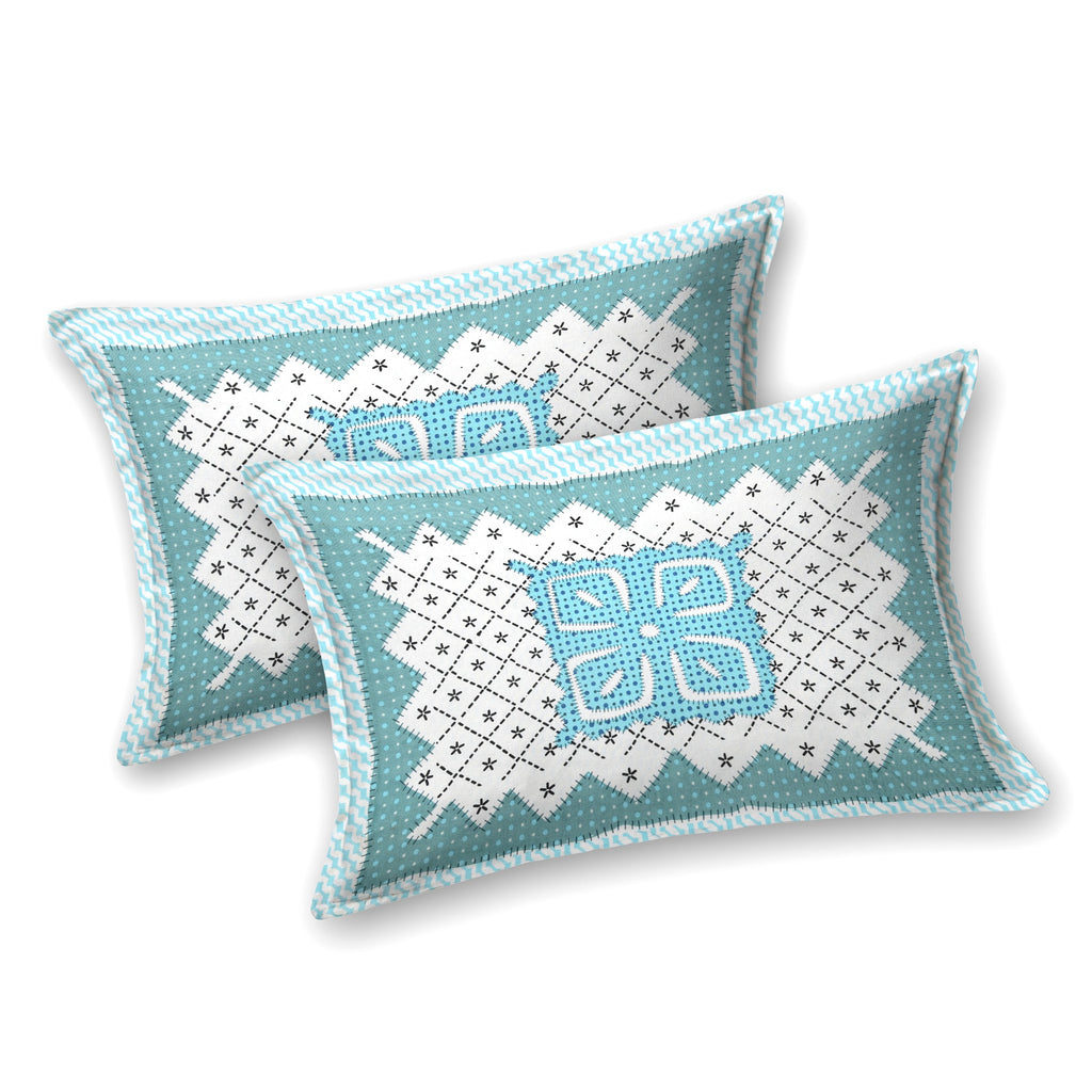 Premium 250 TC Cotton Bedsheet | Ultra-Comfort King Size | Stylish Design with 2 Pillow Covers