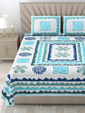 Premium 250 TC Cotton Bedsheet | Ultra-Comfort King Size | Stylish Design with 2 Pillow Covers
