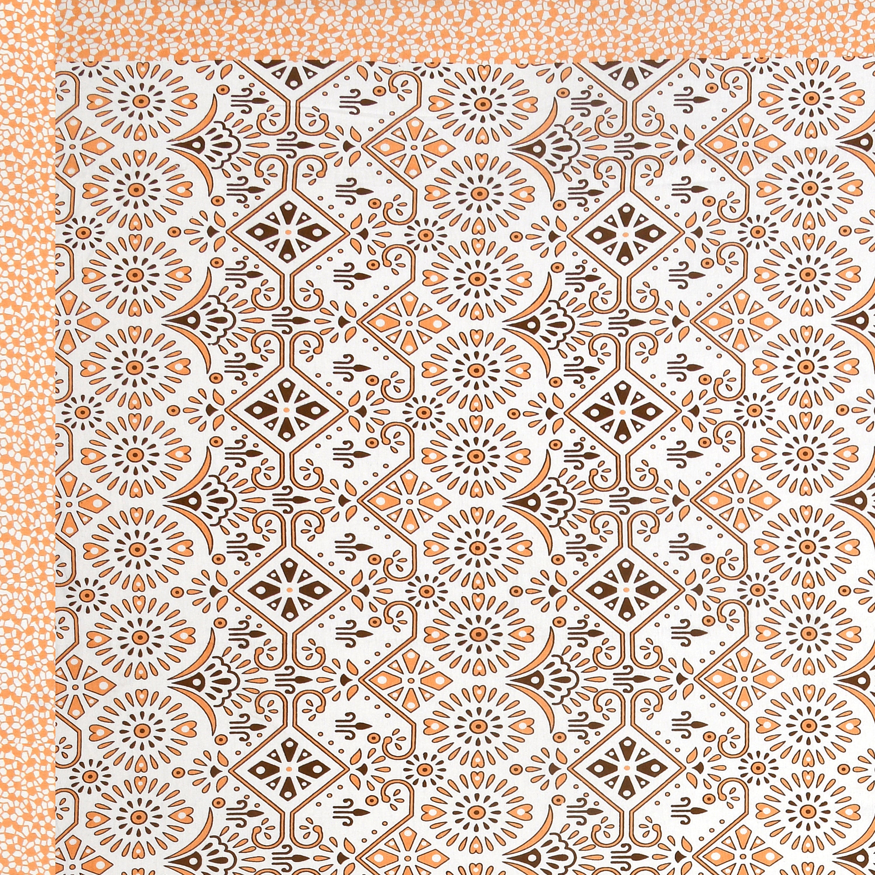 250 TC Pure Cotton | Multicolor Traditional Jaipuri Prints | Premium Quality King Size Bedsheet with 2 Pillow Covers (90*108 Inch)