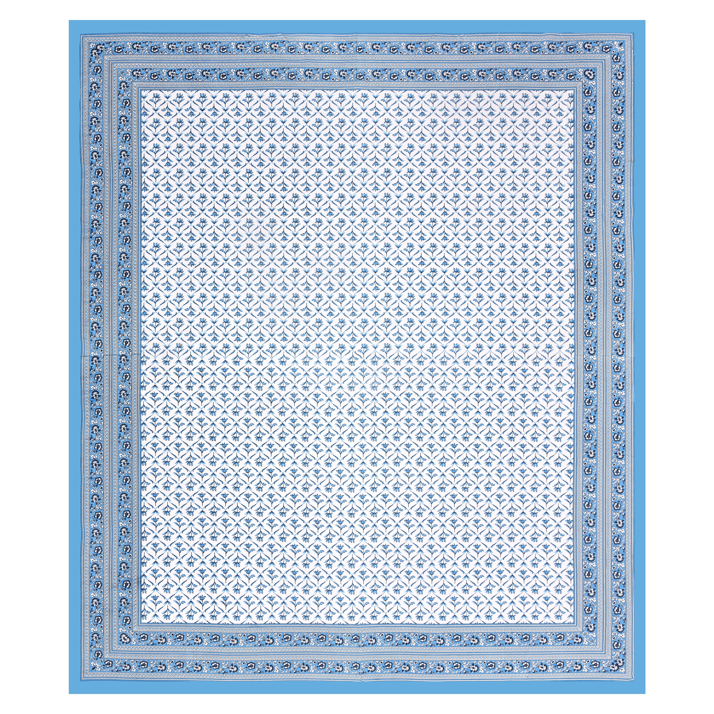 PHULKARI 90*108 Inch Premium Quality DOUBLE Bedsheet with 2 Pillow Covers (17*27 Inch) (Copy)