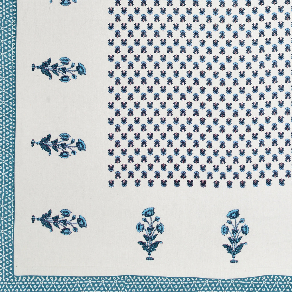 90X108 Inch King Size Pure Cotton 250 TC Premium  Bedsheet with 2 Pillow Covers
